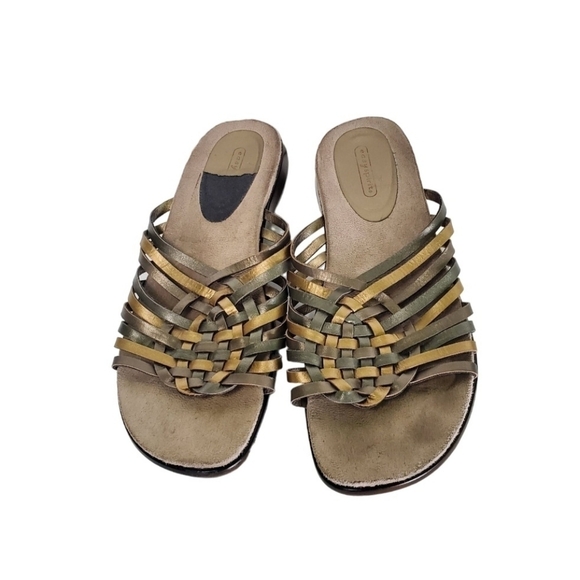 Easy Spirit Esellie Metallic Slide Sandal Size 8M - Picture 1 of 6